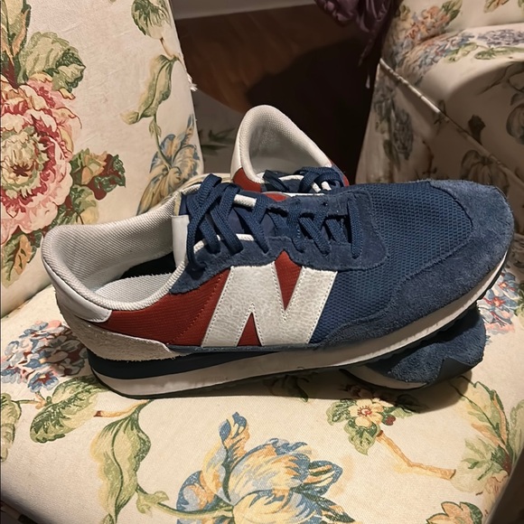 New Balance Other - New Balance Blue and Red Retro Sneakers